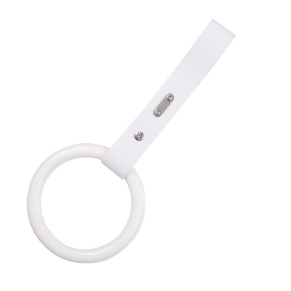 Round Tsurikawa White Handle